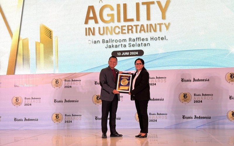 Permodalan Nasional Madani atau PNM menyabet penghargaan Special Award dalam ajang Bisnis Indonesia Award. (PNM)