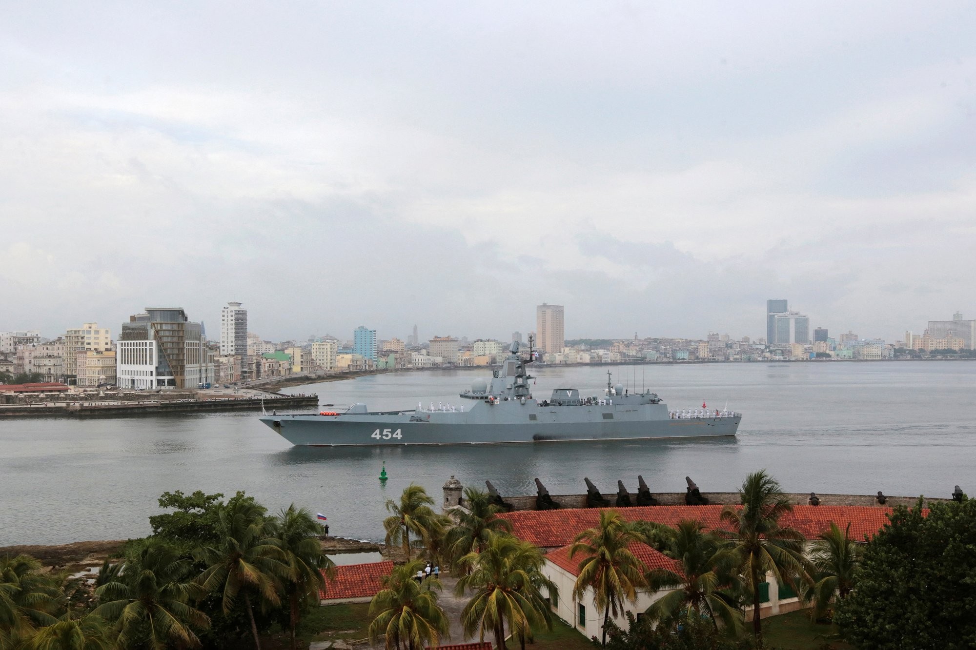 Kapal Perang Rusia Kunjungi Kuba, AS Siaga. (Foto: MNC Media)