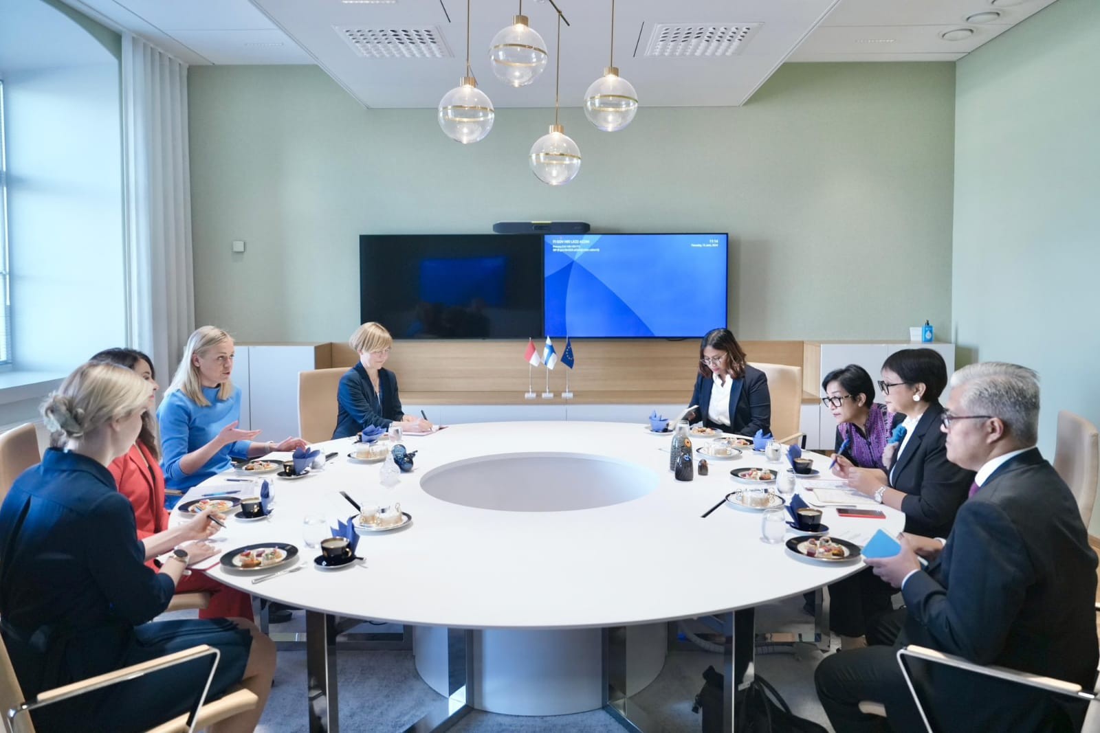 Indonesia Ajak Finlandia Investasi di IKN dan Sektor Energi Terbarukan. (Foto: MNC Media)