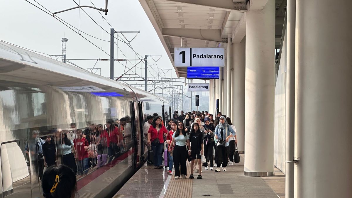 Penumpang Kereta Cepat Whoosh Naik 2,5 Kali Lipat di Long Weekend Ini. (Foto: Dok. Whoosh)