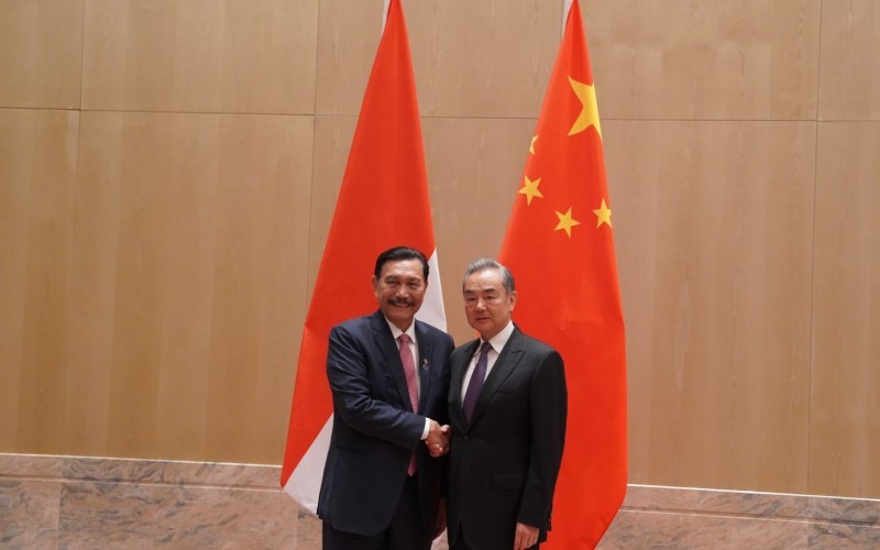 Menko Luhut Temui Menlu China, Ini yang Dibahas. (Foto: MNC Media)