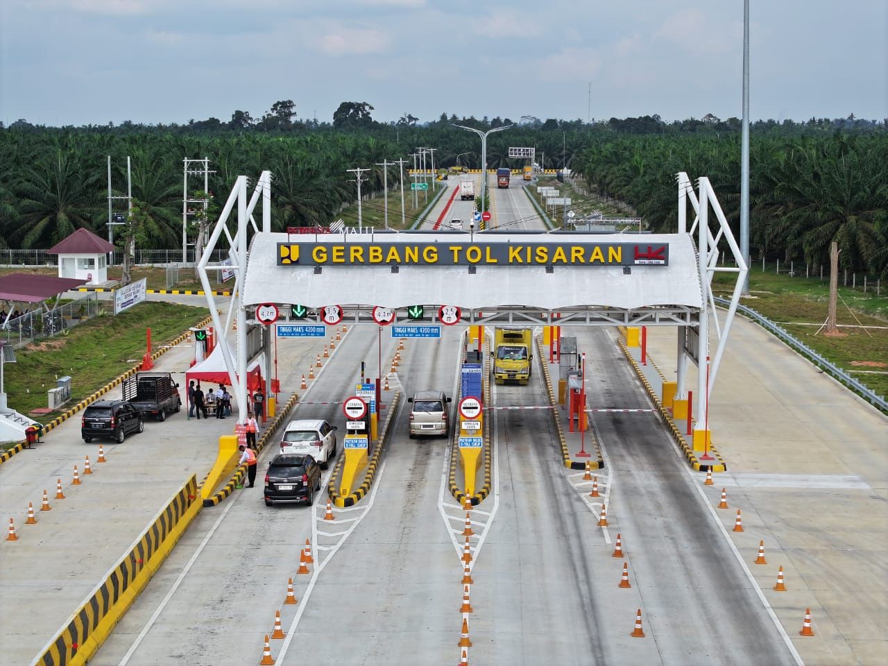 Jalan Tol Lima Puluh - Kisaran Berlakukan Tarif Mulai 19 Juni 2024. (Foto: MNC Media)