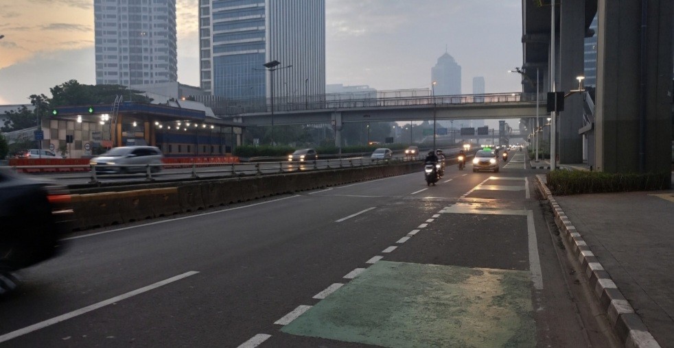 Libur Cuti Bersama, Lalu Lintas Jakarta Masih Lengang (FOTO:Dok Ist)