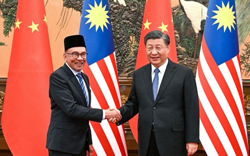 Malaysia Ingin Bergabung ke BRICS, Anwar Ibrahim Sebut XI Jinping Pemimpin Luar Biasa. (Foto: Ist)