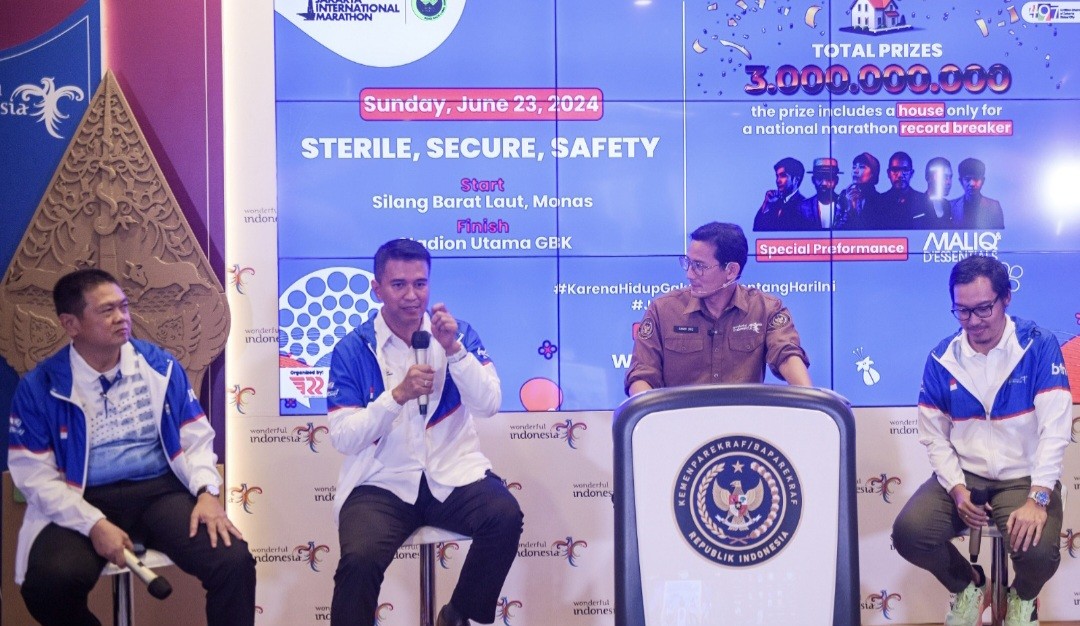 Kemenparekraf Dukung Gelaran BTN Jakarta International Marathon (BTN JAKIM) 2024 (FOTO:Dok Ist)