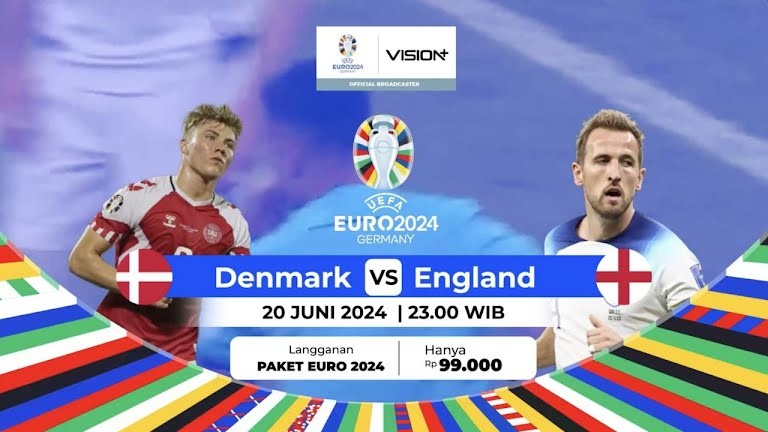 Inilah Cara Nonton Live Euro 2024 Denmark vs Inggris di HP, Laptop, dan TV. (FOTO: MNC MEDIA)