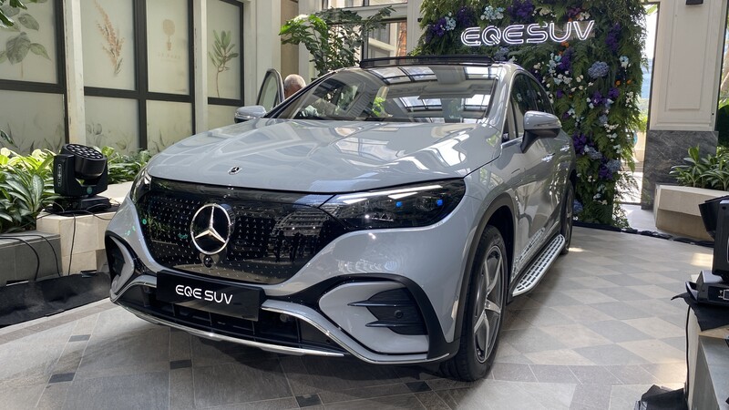 Mercedes-Benz EQE SUV Resmi Mengaspal di RI, Harganya Rp2,8 Miliar. (Foto: MNC Media)