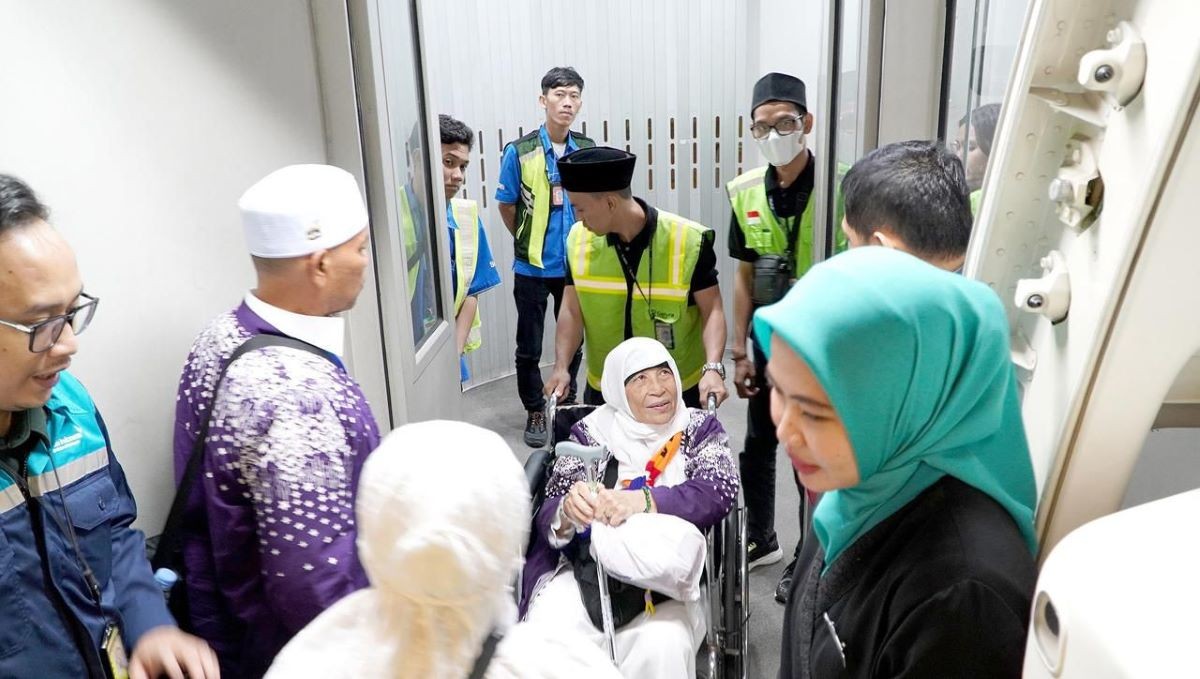 Garuda (GIAA) Terbangkan 3.300 Jamaah Haji Kembali ke Tanah Air. (Foto: Dok. Garuda Indonesia)