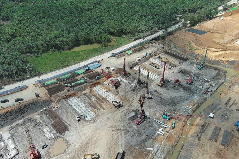 Ini Progres Suplai Readymix WSBP ke Proyek Jalan Sumbu Kebangsaan Timur KIPP IKN. (Foto WSBP)