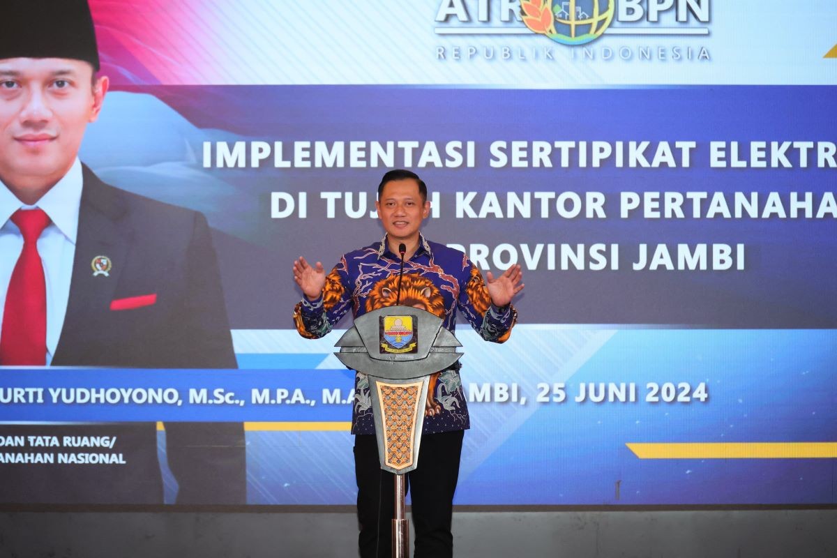 Menteri ATR/BPN Agus Harimurti Yudhoyono (MNC Media)