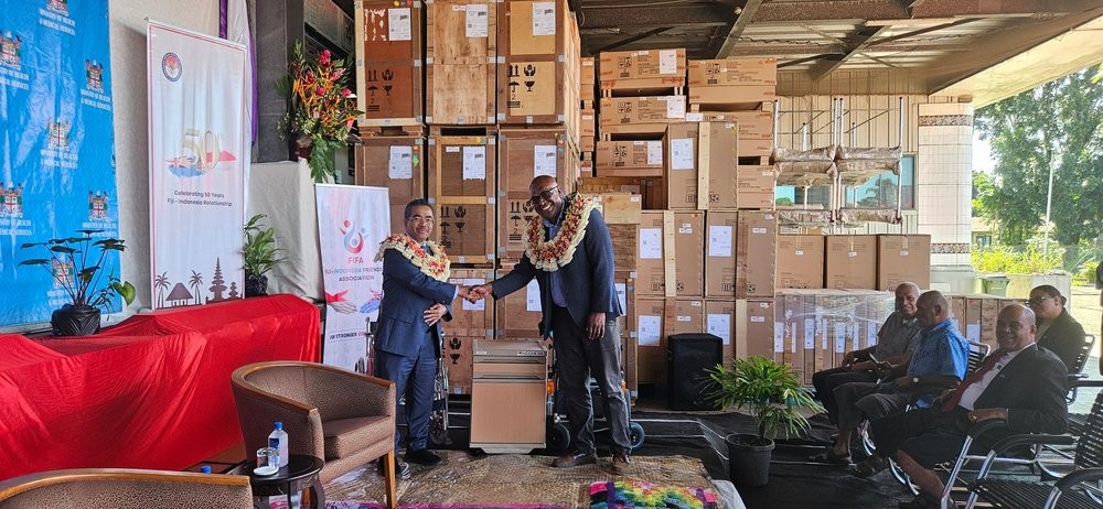 Indonesia Berikan Hibah Peralatan Medis Senilai Rp3 Miliar ke Fiji. (Foto: KBRI Suva)