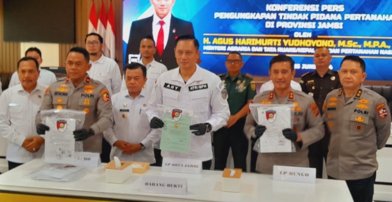 Target AHY di 2024: Bongkar 82 Kasus Mafia Tanah, Potensi Kerugian Rp1,7 Triliun (foto azhari)