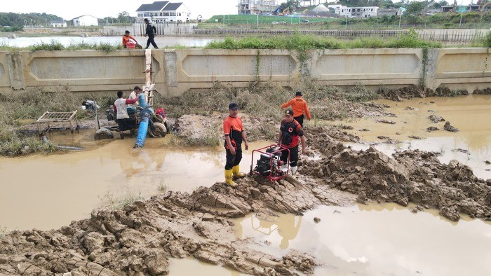 Banjir di Kabupaten Penajam Paser Utara, BNPB: 1.216 Jiwa Terdampak (foto: MNC media)