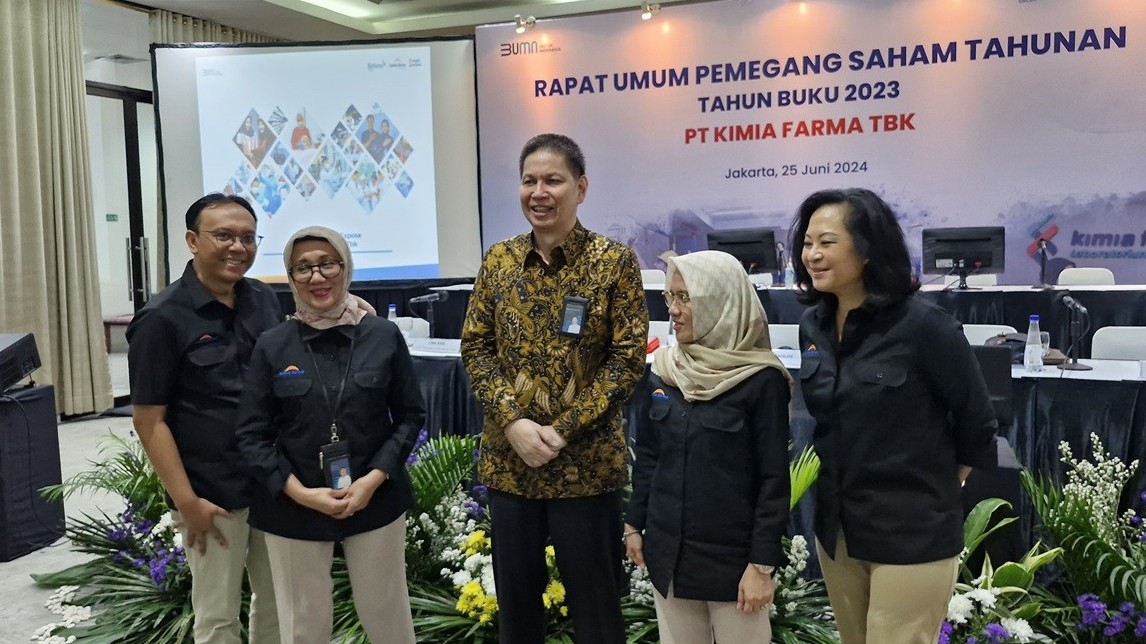 Ini Susunan Terbaru Direksi Kimia Farma (KAEF) Pilihan Erick Thohir. (Foto Suparjo/MPI)
