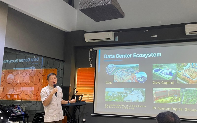Direktur Taman Resor Internet KEK Nongsa Digital Park Peters Vincen (Nur Ichsan Yuniarto/IDXChannel)
