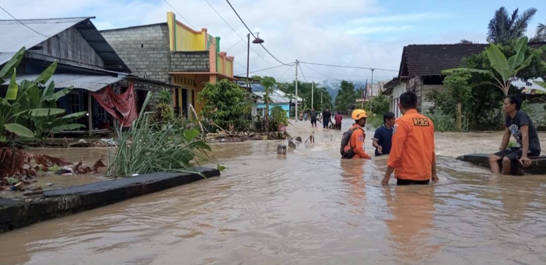 1.893 Jiwa Terdampak Banjir Bolaang Mongondow Sulut (FOTO:Dok Ist) 