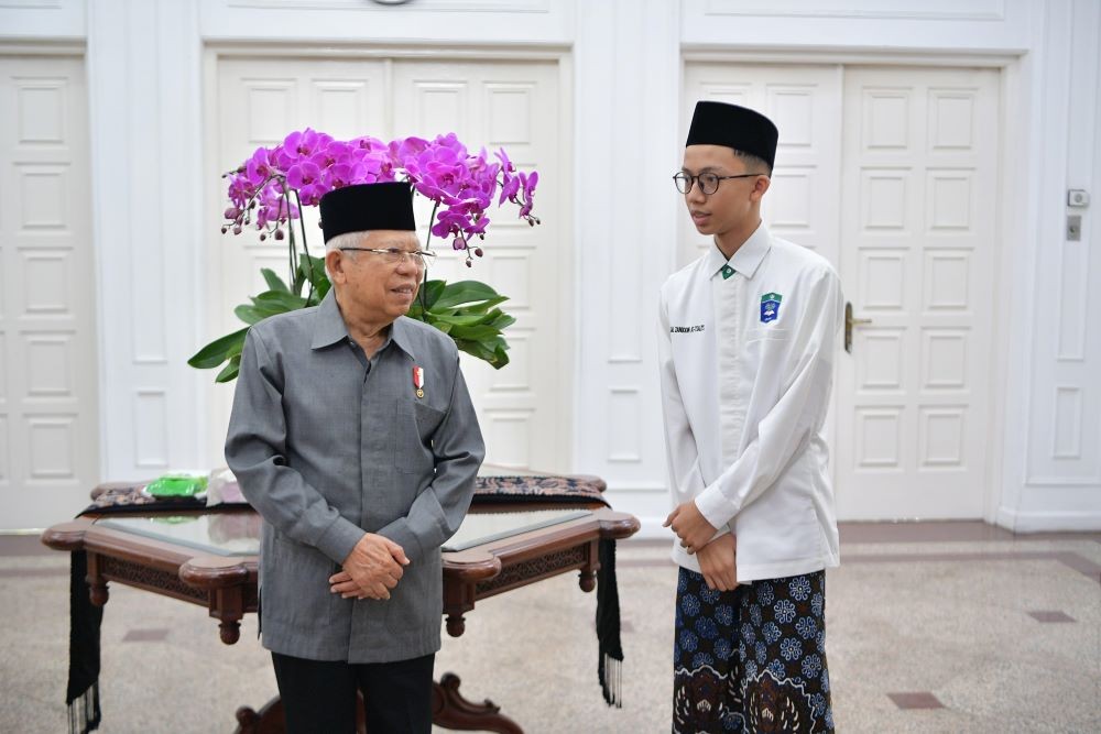 Wapres Bertemu Pengurus Nahdlatul Wathan, Bahas Pembangunan Pesantren di IKN. Foto: MNC Media.