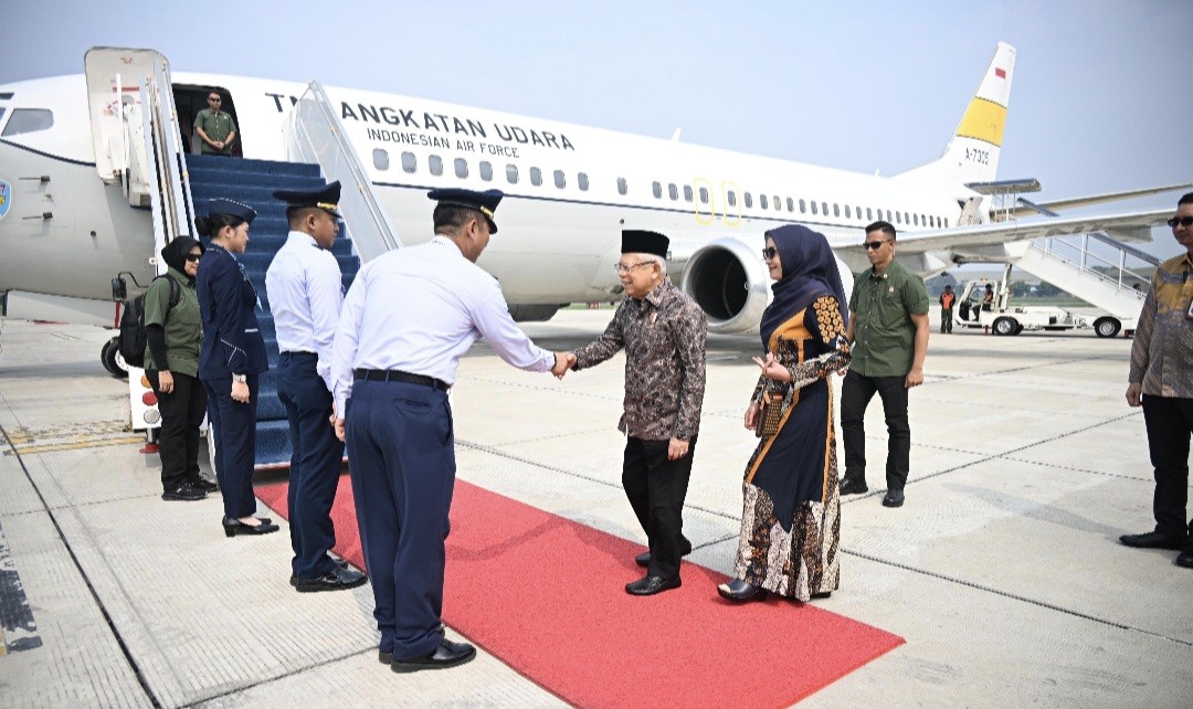 Bertolak ke Surabaya, Wapres akan Buka Asian-Pacific Aquaculture 2024 (FOTO:Dok Ist)