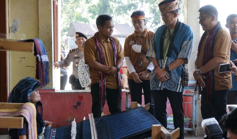Tingkatkan Ekonomi Masyarakat, Sandiaga Dorong Pelaku Ekonomi Kreatif di Tapanuli Utara (FOTO:Dok Ist)