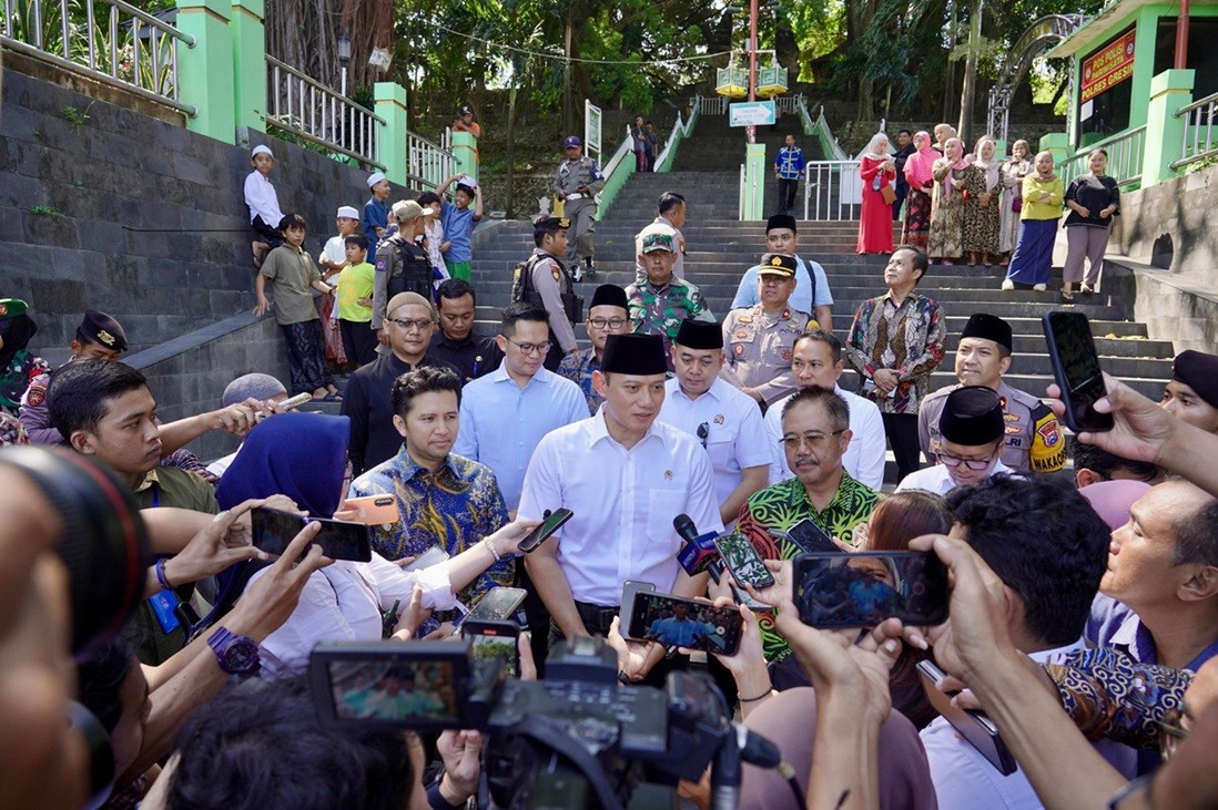 AHY Ungkap Kelebihan Sertifikat Tanah Elektronik. (Foto Istimewa)
