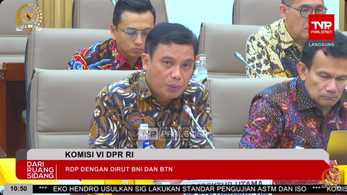 Batal Akuisisi Bank Muamalat, Dirut BTN (BBTN) Sebut Sudah Konsul ke Erick Thohir. (Foto YouTube Komisi VI DPR RI)