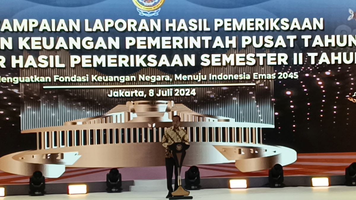 Jokowi Harap BPK dan Semua Komponen Bangsa Dukung Peralihan Pemerintahan. (Foto: Raka/MNC Media)