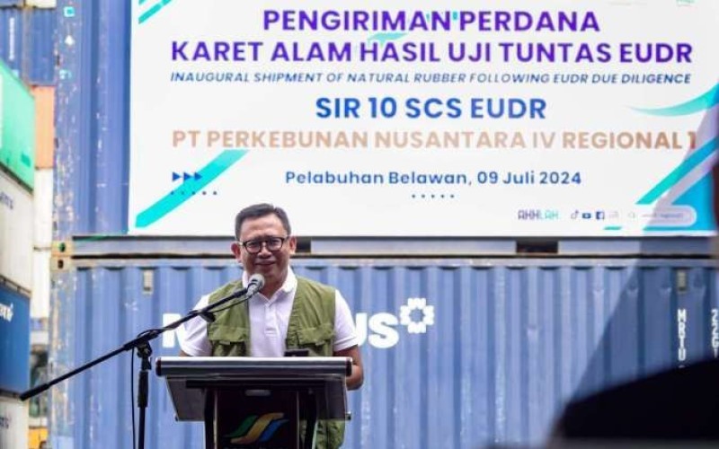 Perdana, PTPN Group Ekspor Karet Alam Berkelanjutan ke Uni Eropa