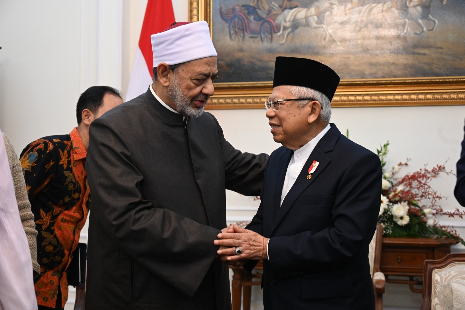 Wapres dan Grand Syekh Al Azhar Sepakati Perangi Islamophobia. (Foto: Dok. Setwapres)