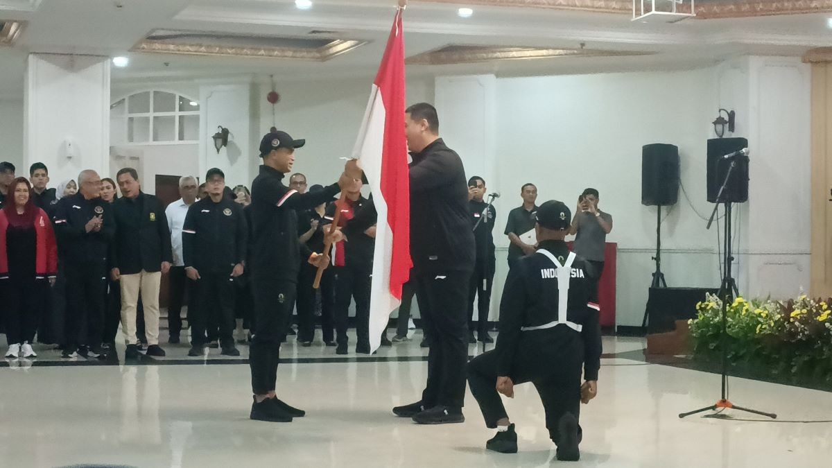 Menpora Kukuhkan Kontingen Indonesia untuk Olimpiade Paris 2024. (Foto: MNC Media)