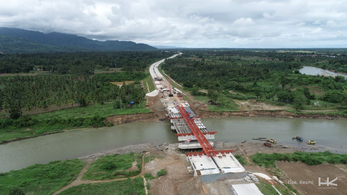 Hutama Karya Targetkan Dua Proyek Tol di Sumatera Rampung di 2024. (Foto: Dok. Hutama Karya)