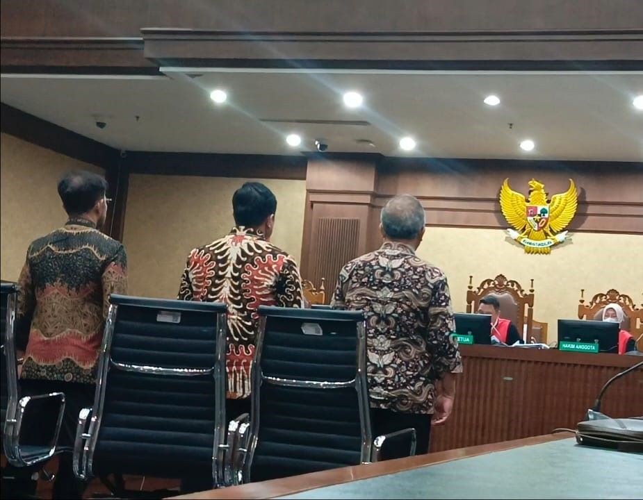 Dua Anak Buah SYL Divonis Empat Tahun Penjara dan Denda Rp200 Juta. (Foto: Nur Khabibi/MNC Media)