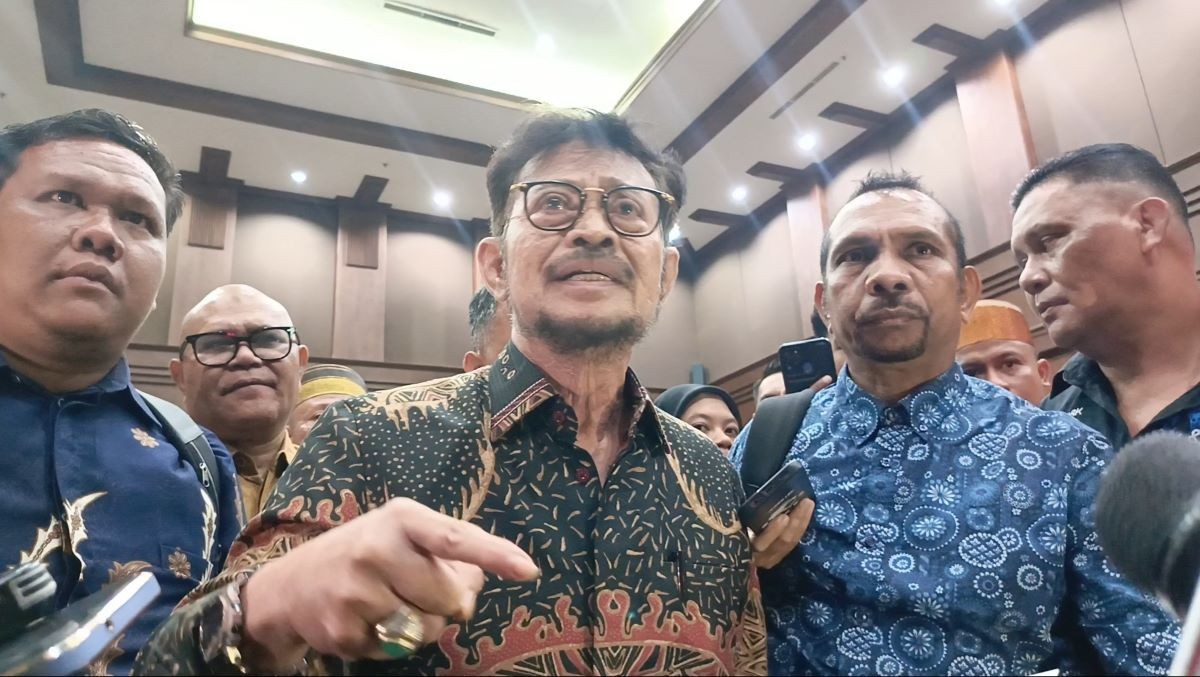 Divonis 10 Tahun Penjara, SYL: Konsekuensi Jabatan Saya. (Foto: Nur Khabibi/MNC Media)