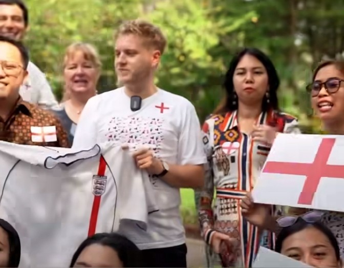 Masuk Final Euro 2024, Kedutaan Inggris: It's Coming Home. (Foto: Instagram/@UkinIndonesia)