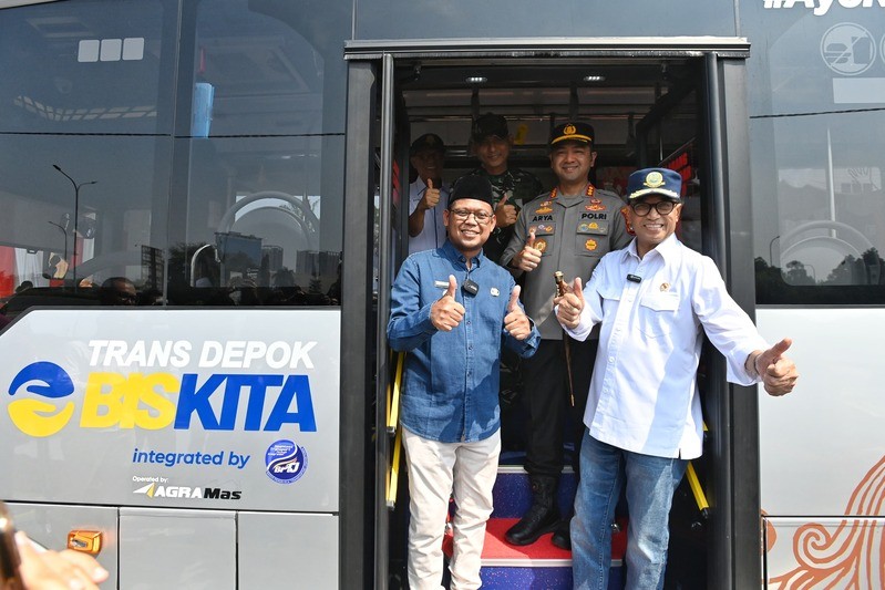 Biskita Trans Depok Beroperasi Gratis Selama Enam Bulan, Cek Jadwalnya. (Foto: MNC Media)
