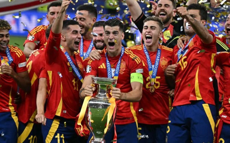 Timnas Spanyol menjadi juara Euro 2024 (Foto: UEFA)