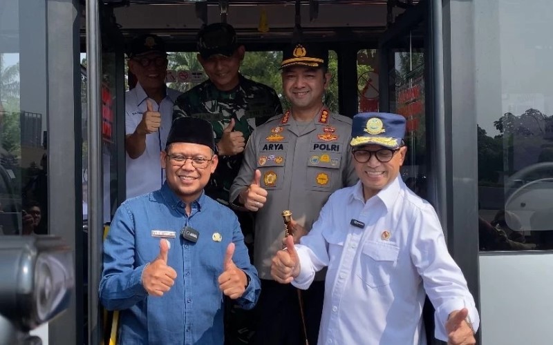 Layanan Bus BISKITA Trans Depok Gratis selama Enam Bulan. (Foto: Ist)