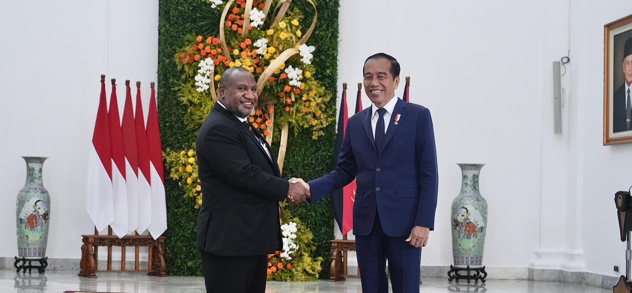 Indonesia and Papua New Guinea Sign Four Memoranda of Understanding. (Foto: BMPI)