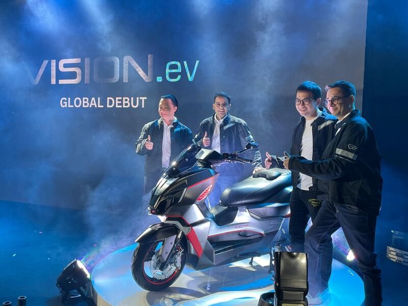 Motor Listrik Karya Anak Bangsa IMOTO Optimistis Bisa Eksis di Pasar Indonesia. (Foto: MNC Media)