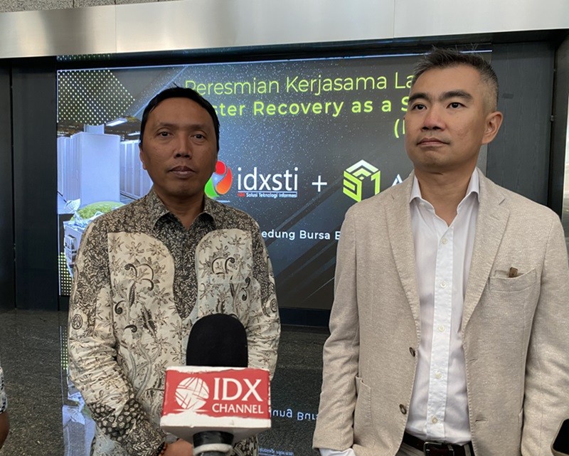 IDXSTI dan Dunia Virtual (AREA) Kerja Sama Layanan Pemulihan Sistem Anggota Bursa (foto anggie mpi)