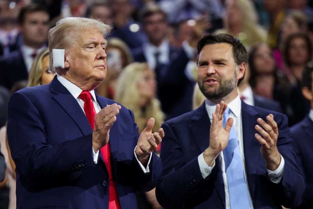 Trump Umumkan Cawapres, Politikus Muda Usia 39 Tahun. (Foto: Reuters/Andrew Kelly)