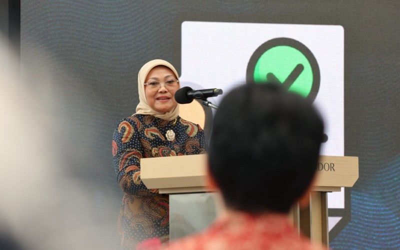 Menaker Ida Fauziyah mendorong sistem digitalisasi tata kelola penempatan pekerja migran Indonesia atau PMI. (Kemenaker)