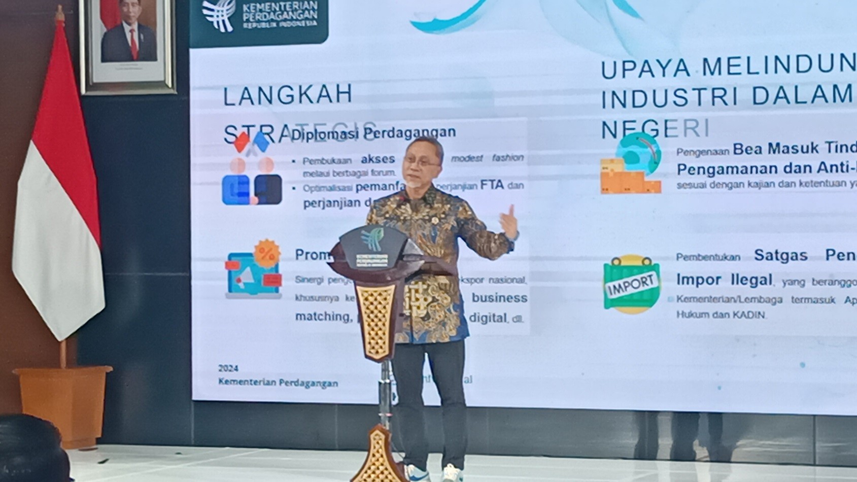 Mendag Mengaku Tidak Tanda Tangani Permendag 8/2024: Yang Teken Menko Perekonomian. (Foto Felldy/MPI)