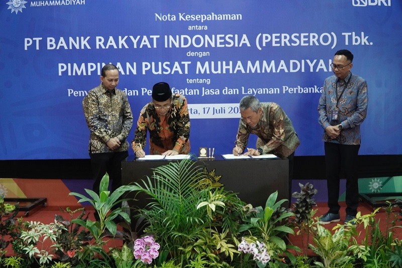 BRI (BBRI) Beri Kemudahan Layanan Perbankan untuk PP Muhammadiyah (foto dok bri)