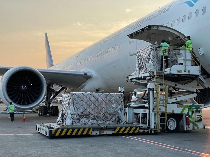 Gandeng Maskapai AS-Australia, Garuda (GIAA) Genjot Bisnis Kargo Internasional (foto dok Garuda)