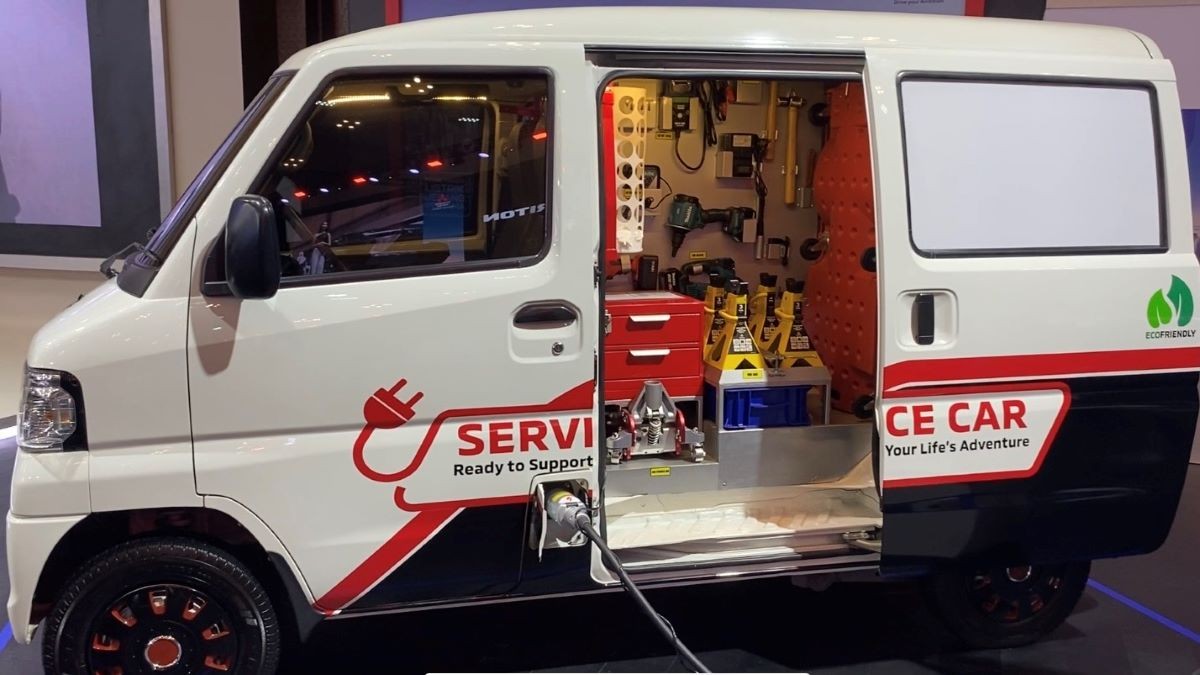 Mitsubishi Pamer Teknologi di GIIAS 2024, Sulap L100 EV Jadi Charging Station. (Foto: Fadli/MNC Media)