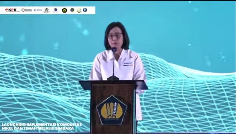 Sri Mulyani cs Luncurkan SIMBARA, Sistem Pemantau Komoditas Nikel-Timah (foto mnc media)
