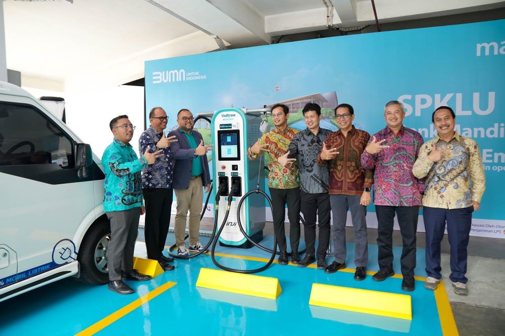 Dorong Implementasi Keberlanjutan, Bank Mandiri (BMRI) Tambah Jumlah SPKLU. Foto: MNC Media.