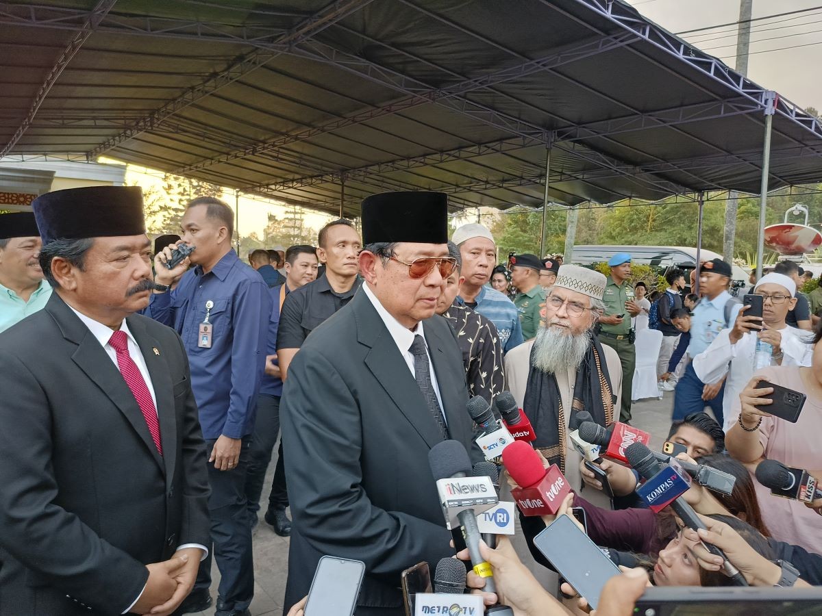 Kenang Hamzah Haz, SBY: RI Kehilangan Salah Satu Putra Terbaik Bangsa. (Foto: Putra Ramadhani/MNC Media)