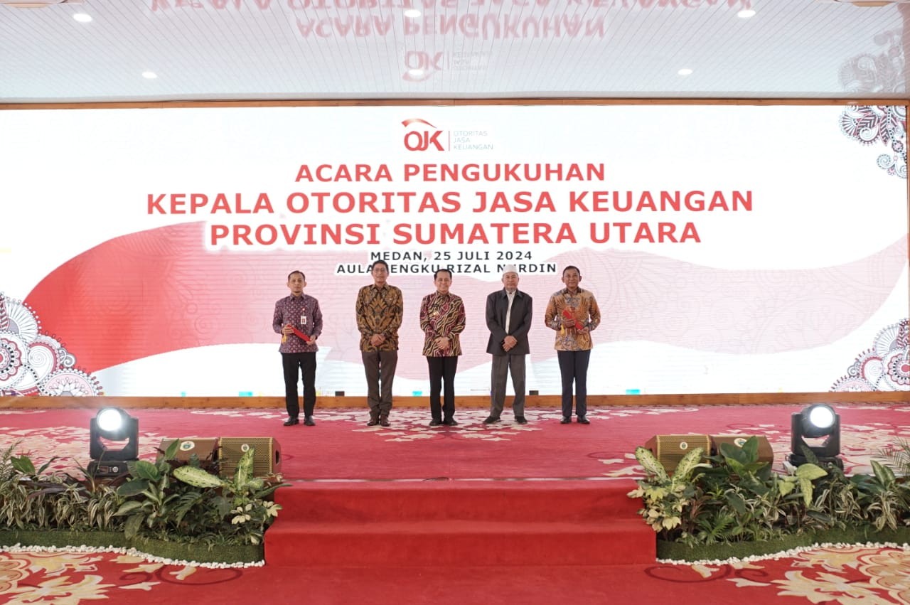 Khoirul Muttaqien Dikukuhkan sebagai Kepala OJK Sumut (FOTO:Dok Ist)