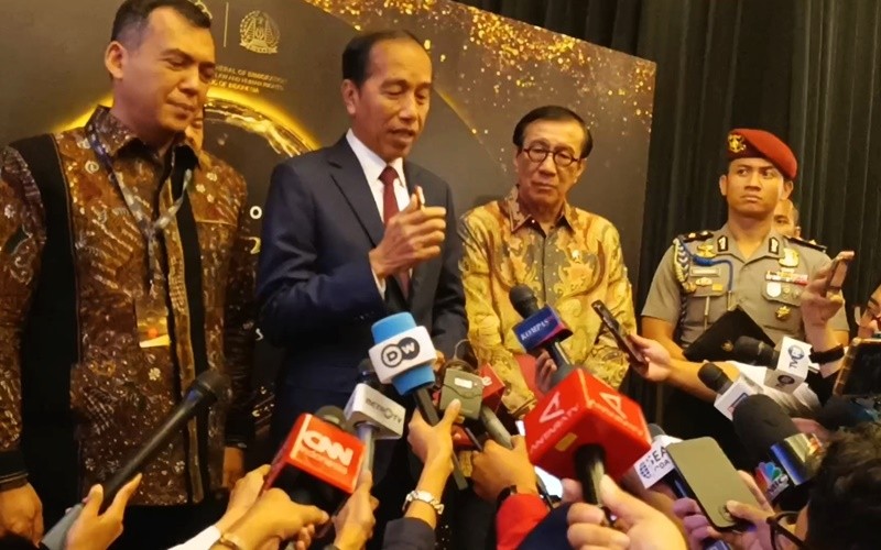Presiden Joko Widodo di peluncuran Golden Visa (Raka Dwi Novianto/MPI)